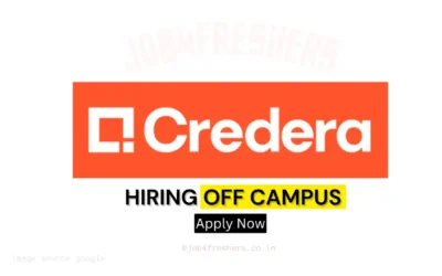 FRESHERS JOBS 16 Credera Recruitment Drive 2026 | Associate Engineer | Hyderabad