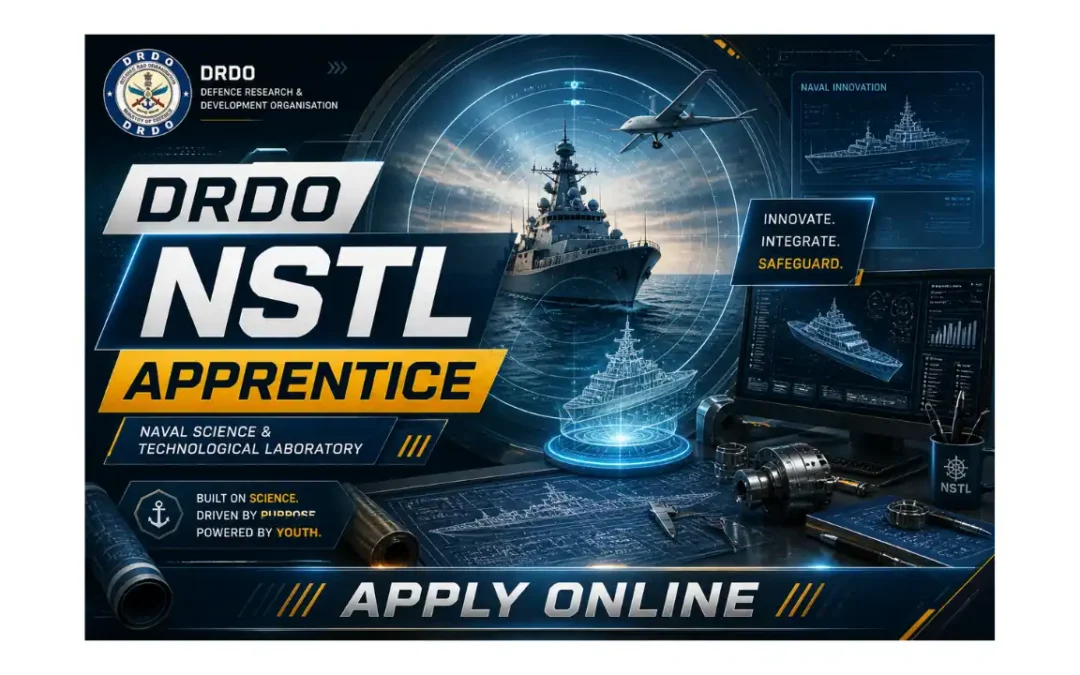 DRDO NSTL Apprenticeship 2026 Recruitment | Notification Out for 42 Posts- Apply Online