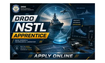 DRDO NSTL Apprenticeship 2026 Recruitment | Notification Out for 42 Posts- Apply Online