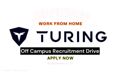 FRESHERS JOBS 18 Turing Work from Home Job Update | Hiring for Data Scientist/ Analyst Role
