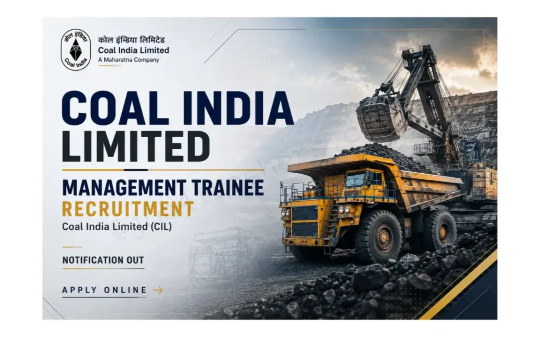 Coal India Management Trainee Recruitment | Notification for 660 Vacancies- Apply Online