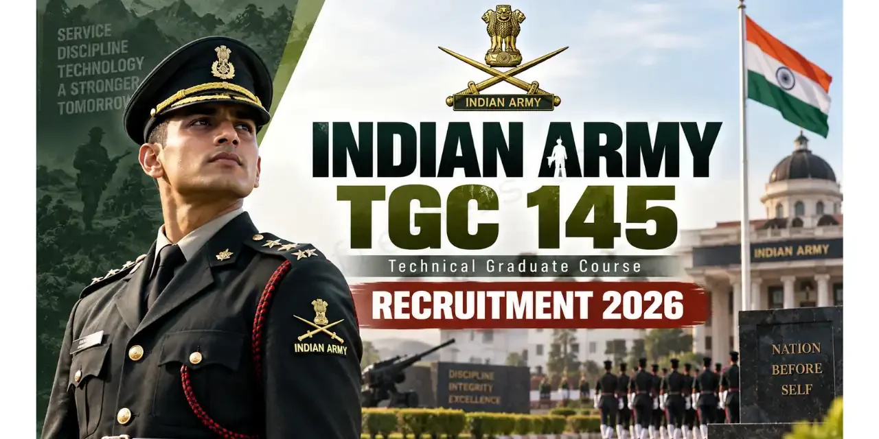 Indian Army TGC-145 Recruitment 2026 | Technical Graduate Course | IMA Dehradun