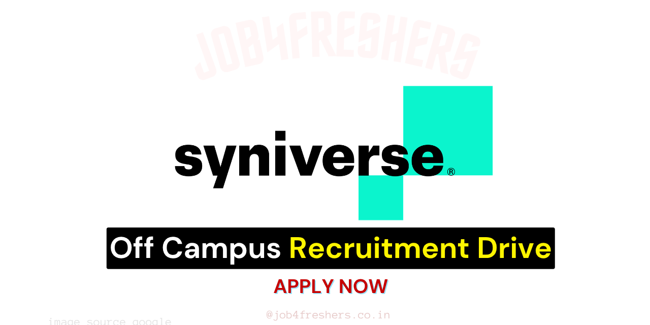 Syniverse Graduate Apprentice Trainee Off Campus Drive 2026 | Bangalore