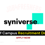 Syniverse Graduate Apprentice Trainee Off Campus Drive 2026 | Bangalore