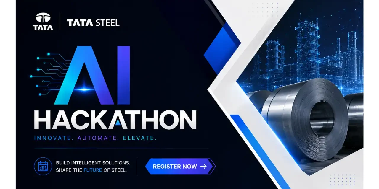 Tata Steel AI Hackathon 2026 | Win Exciting Prizes |22 May- 31 May 2026 