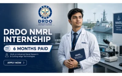 INTERNSHIPS 1 DRDO NMRL Paid Internship 2026 | Apply for 20 Posts | 6-Month Duration