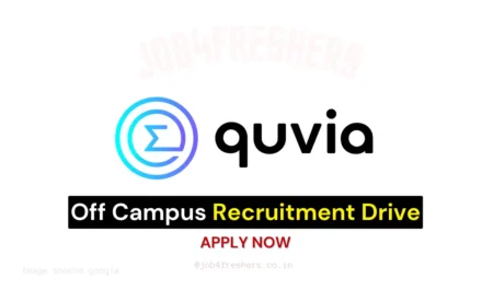 Quvia Work In Office Hiring in Chennai | Jr. DevOps & SRE | Apply Now