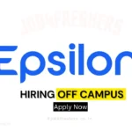 Epsilon Hiring for Associate Software Engineer | Bengaluru | BE/ BTech/ ME/ MTech