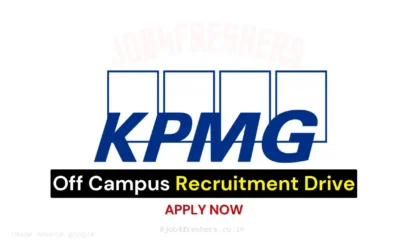 KPMG Executive Recruitment for Freshers and Experienced Candidates | Pune