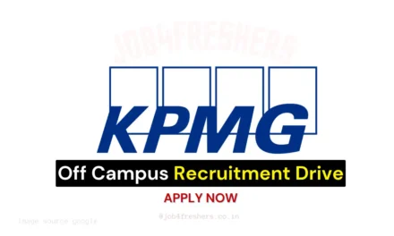 KPMG Executive Recruitment for Freshers and Experienced Candidates | Pune