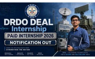 DRDO DEAL Paid Internship 2026 for 45 Vacancies | Apply Offline