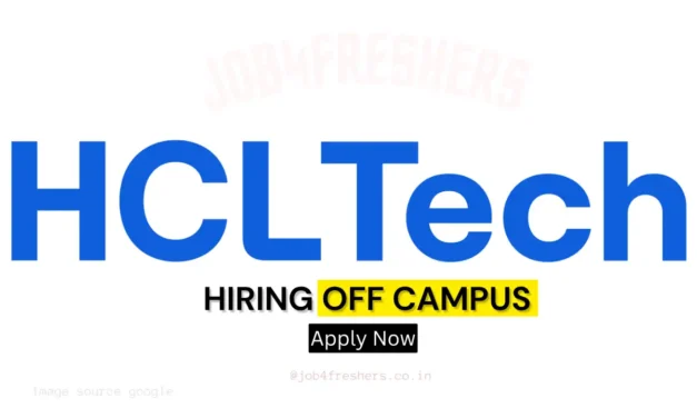 HCLTech is Hiring Fresher for US Healthcare AR Caller | Chennai