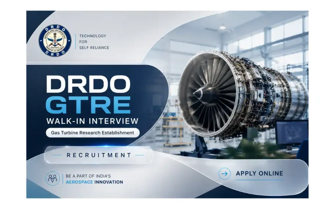 DRDO GTRE Walk-in Interview Recruitment 2026 – 150 Exciting Apprentice Opportunities