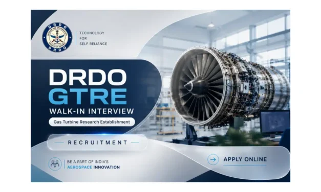 DRDO GTRE Walk-in Interview Recruitment 2026 – 150 Exciting Apprentice Opportunities
