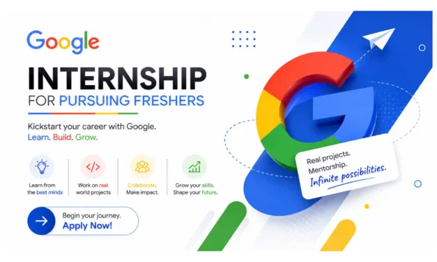 Google 2026 Summer Internship | Masters Software Engineering Intern