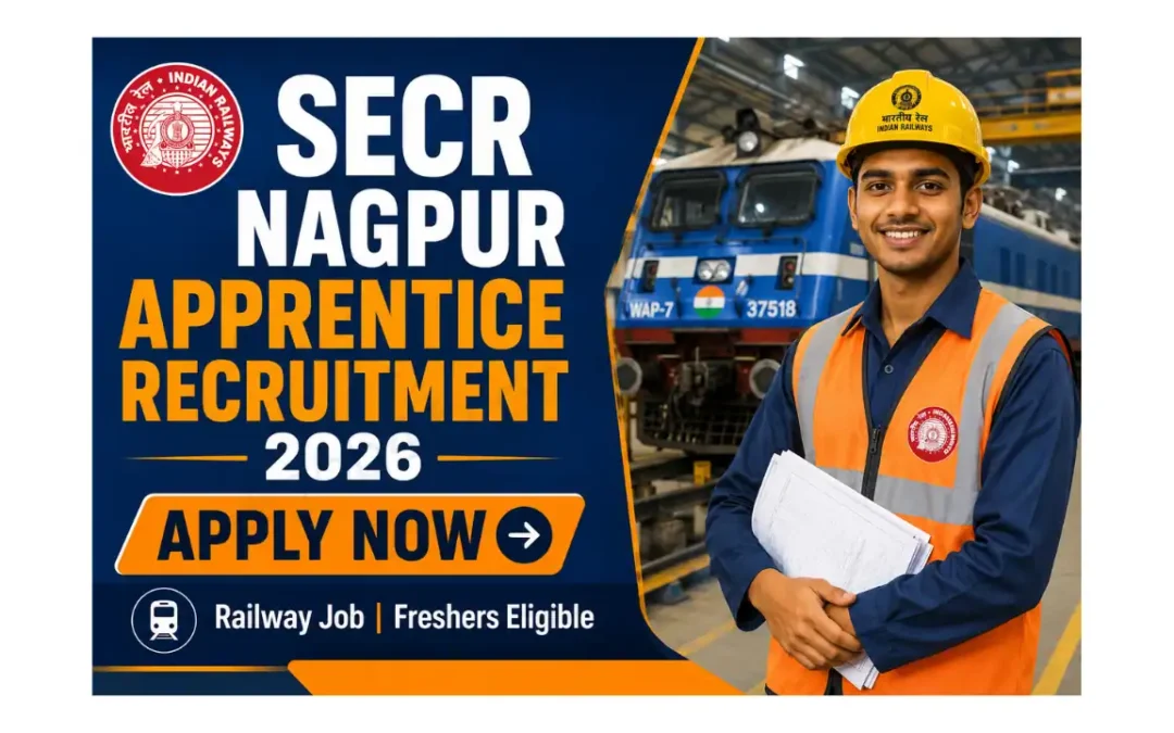 SECR Nagpur Apprentice Recruitment Notification Out for 1079 Vacancies | 10th + ITI Pass