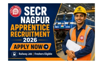 SECR Nagpur Apprentice Recruitment Notification Out for 1079 Vacancies | 10th + ITI Pass