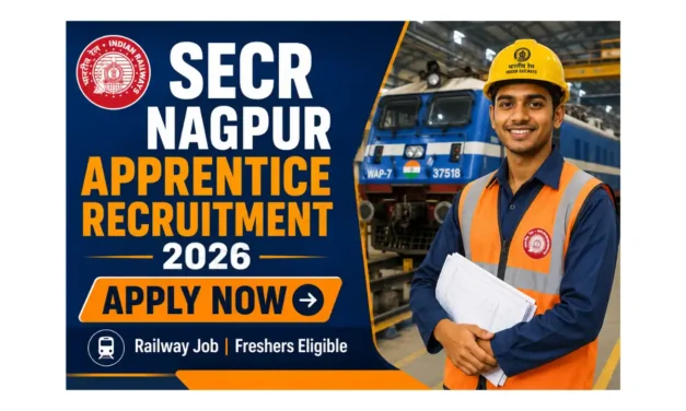 SECR Nagpur Apprentice Recruitment Notification Out for 1079 Vacancies | 10th + ITI Pass