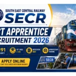 SECR Apprentice Bilaspur Notification | South East Central Railway Recruitment 2026 | 1191 Vacancies