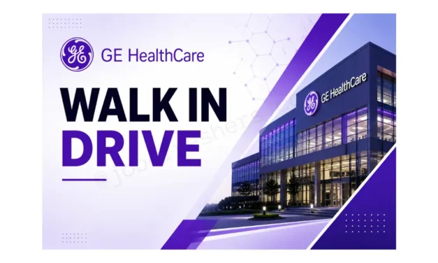 GE HealthCare Walk-in Drive for Graduate Engineer Trainee | Freshers