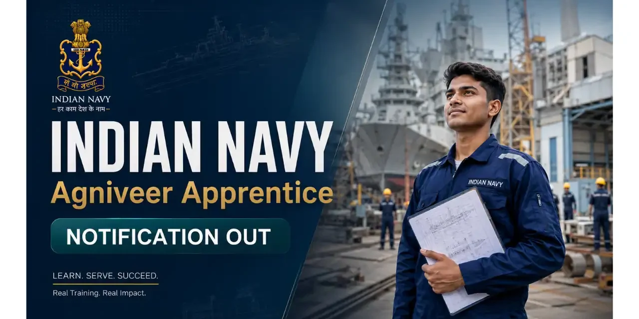 Indian Navy Agniveer Apprentice Recruitment Notification Out | Eligibility, INET Exam, PFT & Medical Process