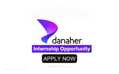 Danaher Internship for AI/ML Role | BE/ BTech/ ME/ MTech- Bangalore
