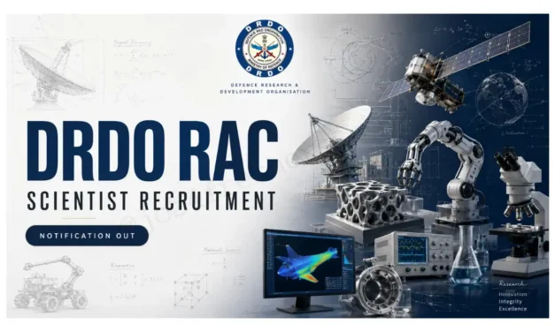 DRDO RAC Scientist Recruitment 2026: Apply for 33 Posts