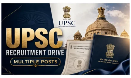 UPSC Recruitment Drive 2026: Post-wise Qualification, Experience, Age Limit & Pay Level