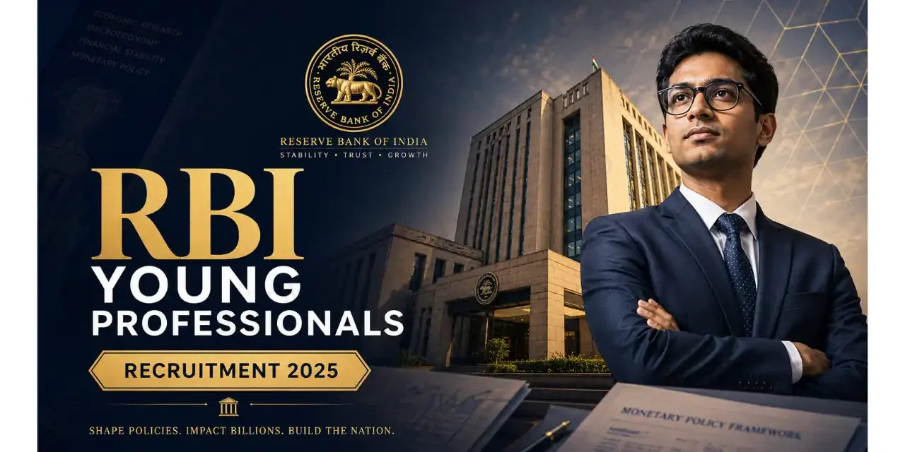 RBI Young Professionals Recruitment 2026 – Apply Online for 12 Vacancies
