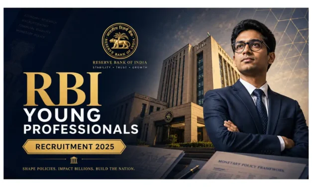 RBI Young Professionals Recruitment 2026 – Apply Online for 12 Vacancies