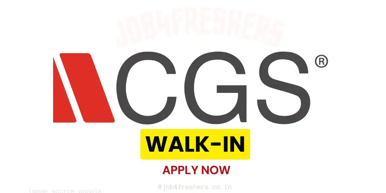 CGS Walk-in Drive for Associate Technical Support Executive | Freshers to 2 years