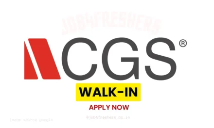 CGS Walk-in Drive for Associate Technical Support Executive | Freshers to 2 years