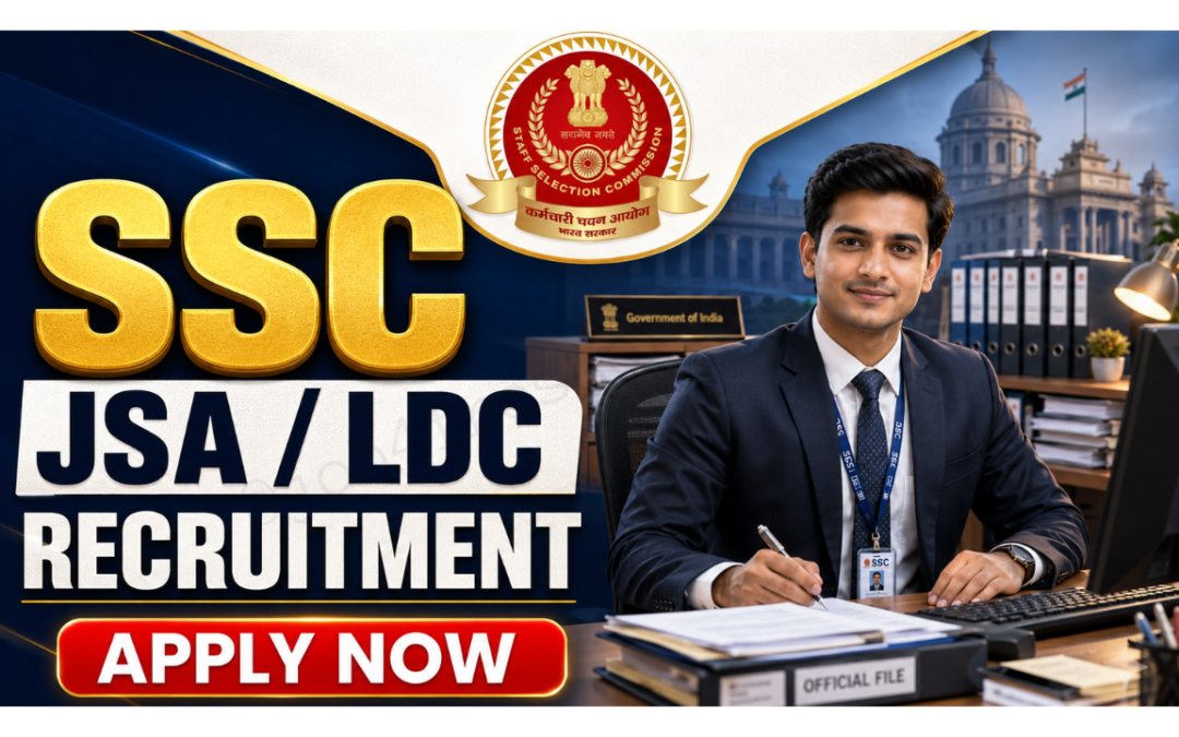 SSC Recruiting for 49 Junior Secretariat Assistant (JSA) / Lower Division Clerk (LDC) Posts