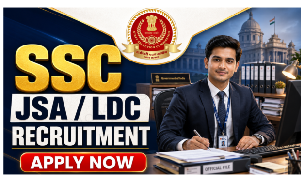 SSC Recruiting for 49 Junior Secretariat Assistant (JSA) / Lower Division Clerk (LDC) Posts
