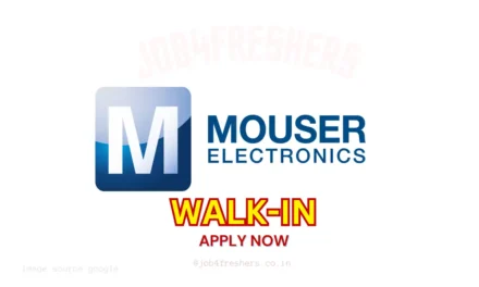 Mouser Walk-in Drive for Specialist I | 0-1 Year | Bengaluru