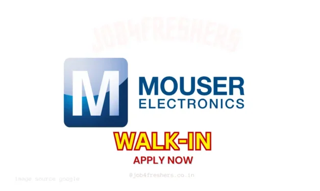 Mouser Walk-in Drive for Specialist I | 0-1 Year | Bengaluru