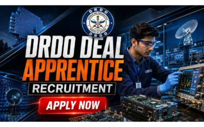 FRESHERS JOBS 13 DRDO DEAL Apprentice Recruitment 2026 |Apply Now for 77 Graduate, Diploma, ITI Apprentice Posts