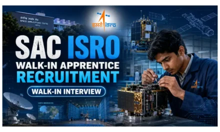 SAC ISRO Walk-in Apprentice Recruitment 2026 | Apply for Graduate, Technician & Trade Posts