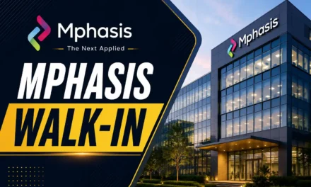 Mphasis Walk-in Drive 2026 | Back Office Role | Freshers can apply