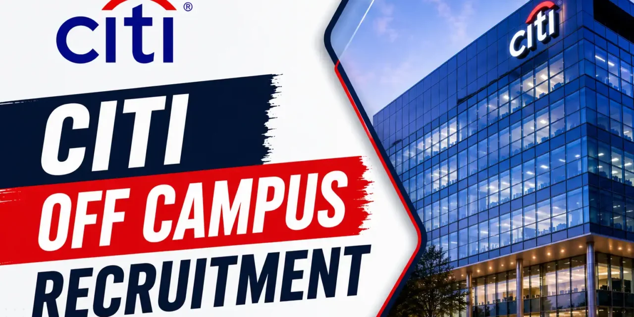 Citi Group is conducting for Tax Junior Analyst Role | Mumbai – Apply Now