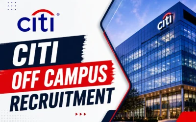 Citi Group is conducting for Tax Junior Analyst Role | Mumbai – Apply Now