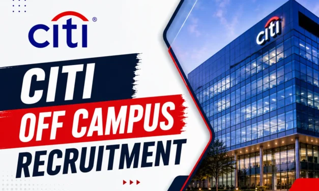 Citi Group is conducting for Tax Junior Analyst Role | Mumbai – Apply Now