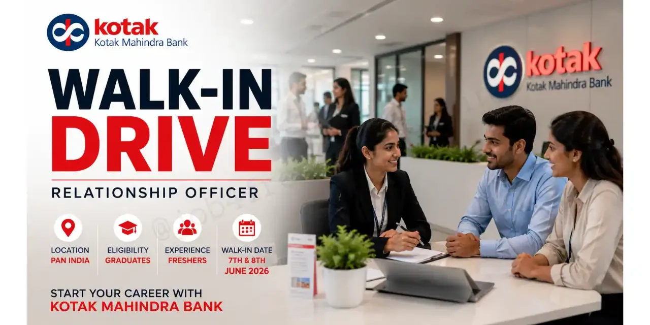 Kotak Mahindra Bank Walk-in Drive | Digital Acquisition Manager-CA