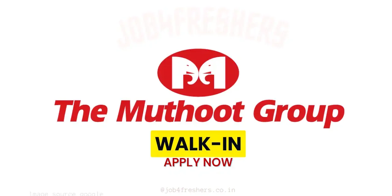 Muthoot Finance Walk-in Interview for Fresher at Jaipur | Graduate / Post Graduate