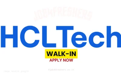 HCLTech Walk in Drive for Freshers Candidates | Banking Voice Process