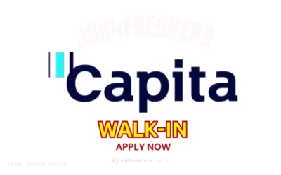 FRESHERS JOBS 4 Capita Walk-In Drive | Apprentice – Guest Relations (Admin) | Freshers – Pune