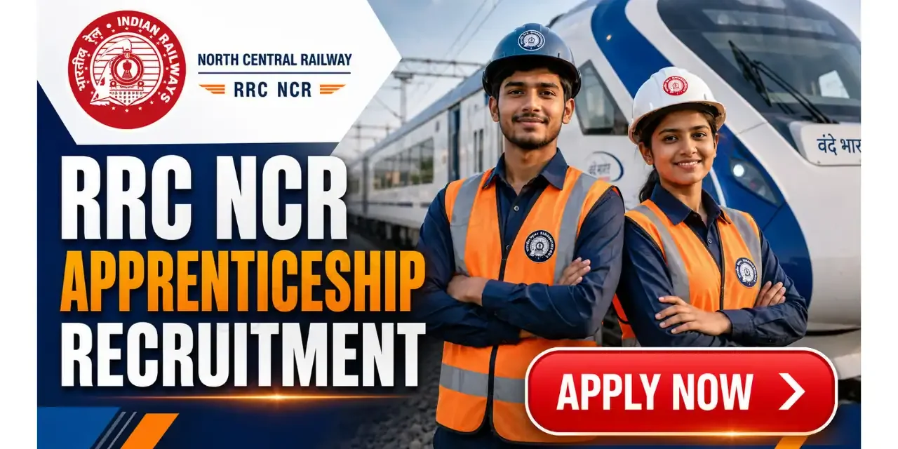 RRC NCR Apprentice Recruitment 2026: Apply Online for 1,853 Trade Apprentice Posts