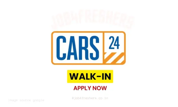 Cars24 Walk-in Internship | Talent Acquisition Intern | Gurugram