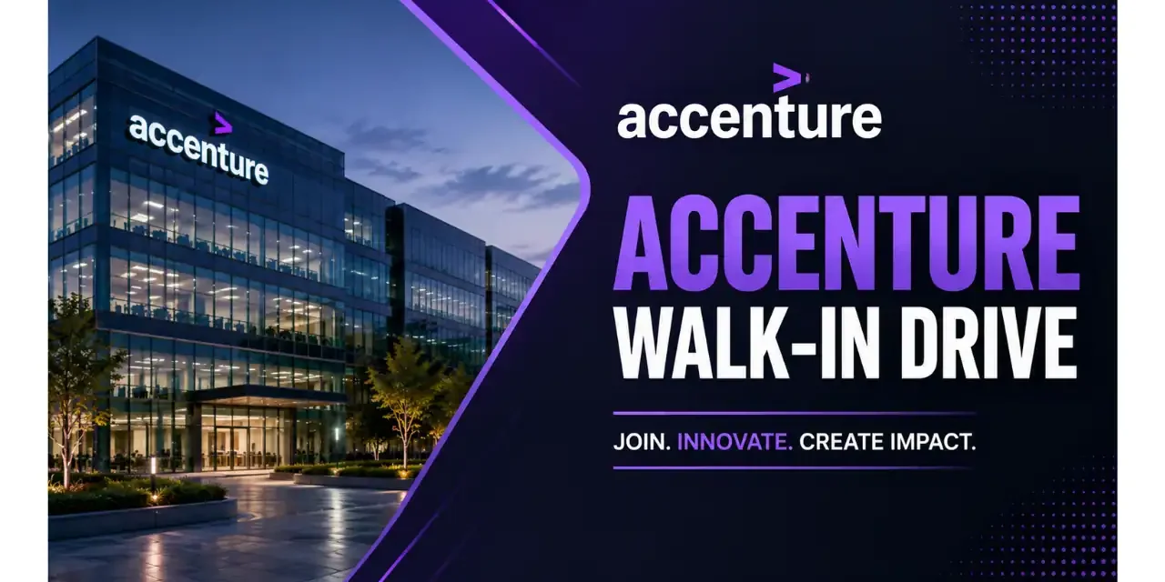 Accenture Walk-in Drive for HRO/ Talent Acquisition Fresher Role | Mumbai