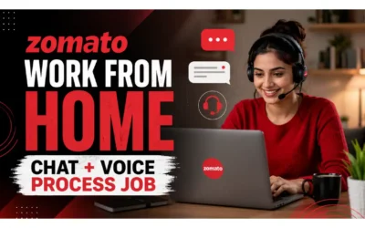 Zomato Work From Home for Customer Support Executive | Remote Job for freshers